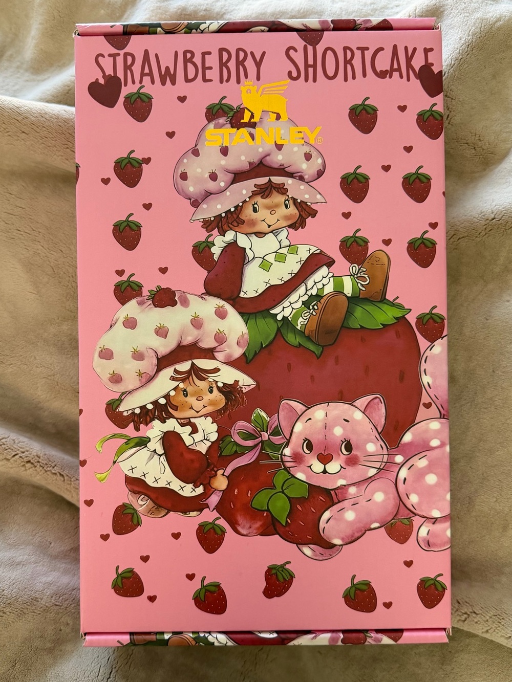 Stanley Pink Strawberry Shortcake Tumbler 40oz.